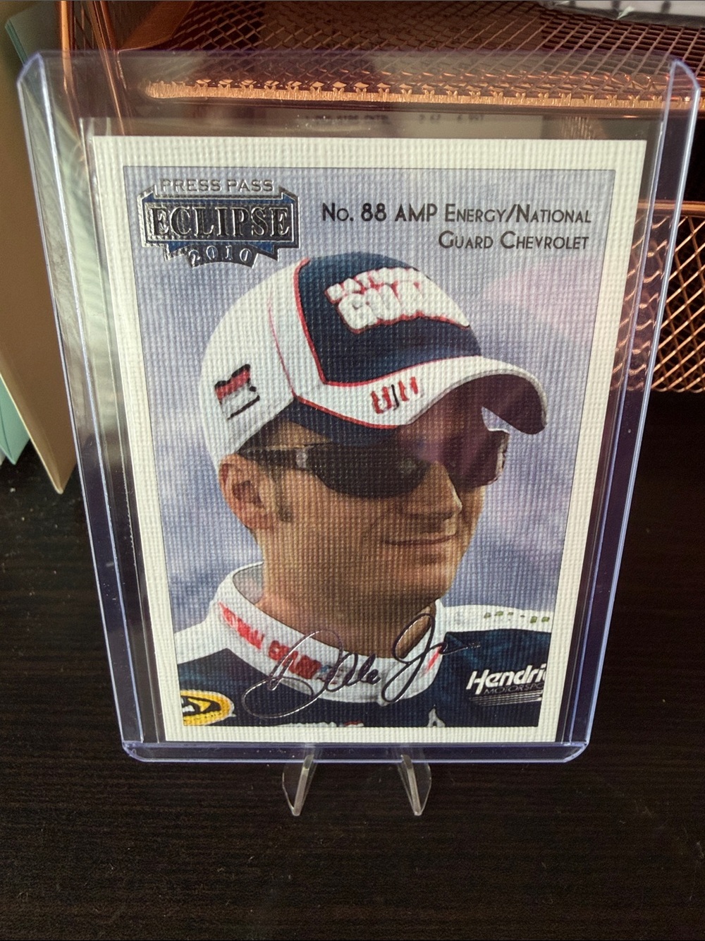 Press Pass Eclipse No. 88 Racing Card - White Red Navy Cap